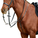 Dublin Running Leather Martingale for Horses