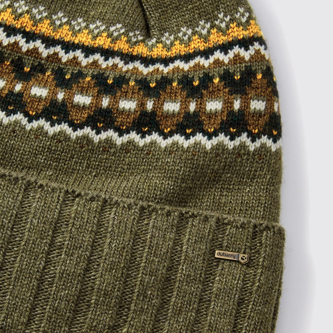 Dubarry Kilcormac Knitted Hat #colour_dusky-green