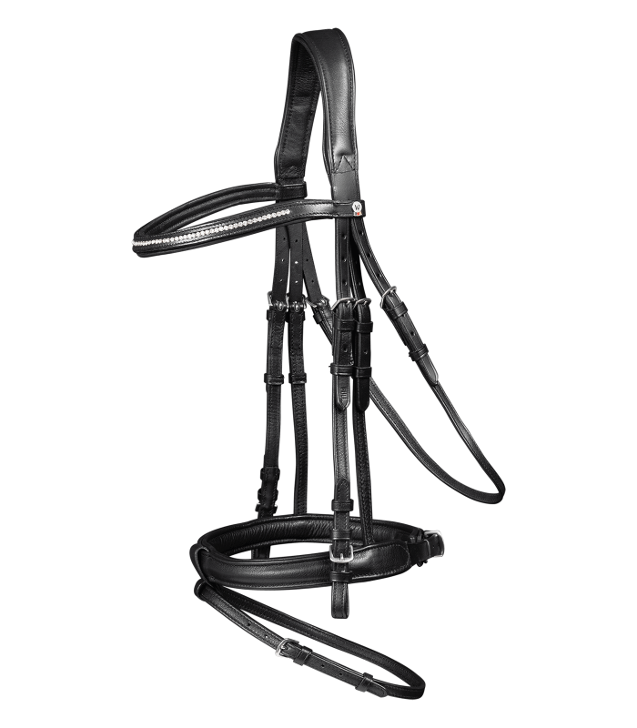 Waldhausen X-Line Bridle Supersoft Glam #colour_black