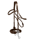 Waldhausen X-Line Hackamore Bridle #colour_brown