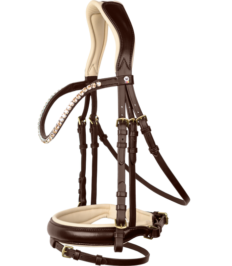 Waldhausen X-Line Ivory Bridle #colour_brown