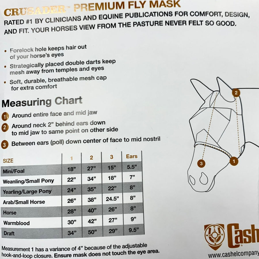 New! Cashel Crusader Designer Fly Mask – Standard with Ears – Plum Flash main image 1