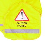 Shires EQUI-FLECTOR® Mesh Quarter Sheet #colour_yellow