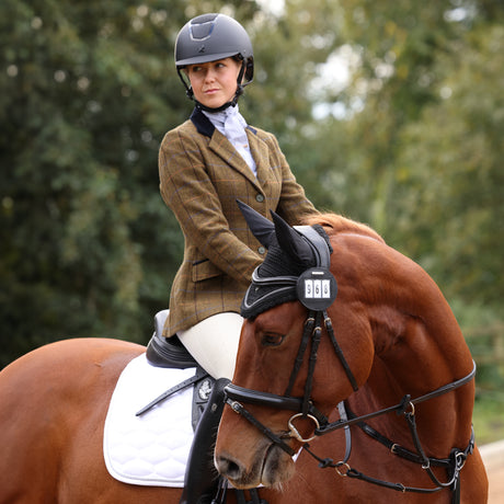 Shires Aubrion Saratoga Ladies Jacket #colour_oak-brown-check