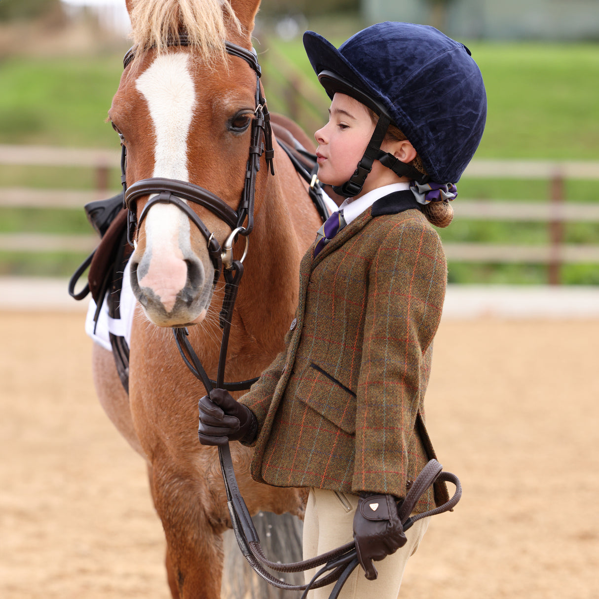 Shires Aubrion Saratoga Children's Jacket #colour_rust-check