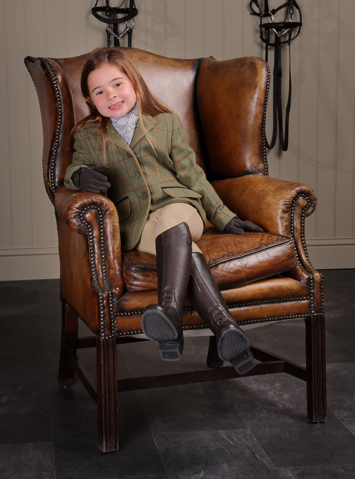 Veste Shires Aubrion Saratoga pour enfants