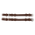 Waldhausen Pair of S-Line Cheek Pieces with Buckles #colour_brown