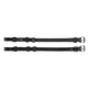 Waldhausen Pair of S-Line Cheek Pieces with Hook #colour_black