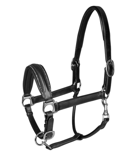 Waldhausen S-Line Glamour Leather Halter #colour_black