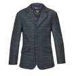 Shires Aubrion Men's Saratoga Jacket #colour_juniper-navy-check