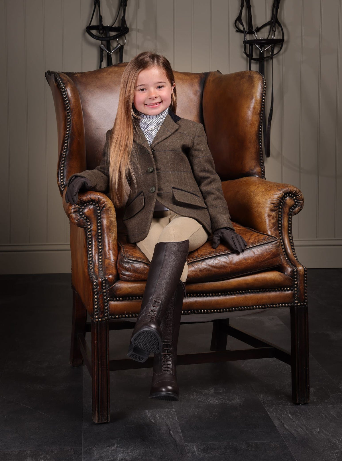 Veste Shires Aubrion Saratoga pour enfants