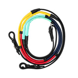 Dublin Rainbow Reins with Rubber Grip for Beginners