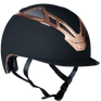 Suomy Apex Chrome Riding Hat #colour_black-matt-rose-gold