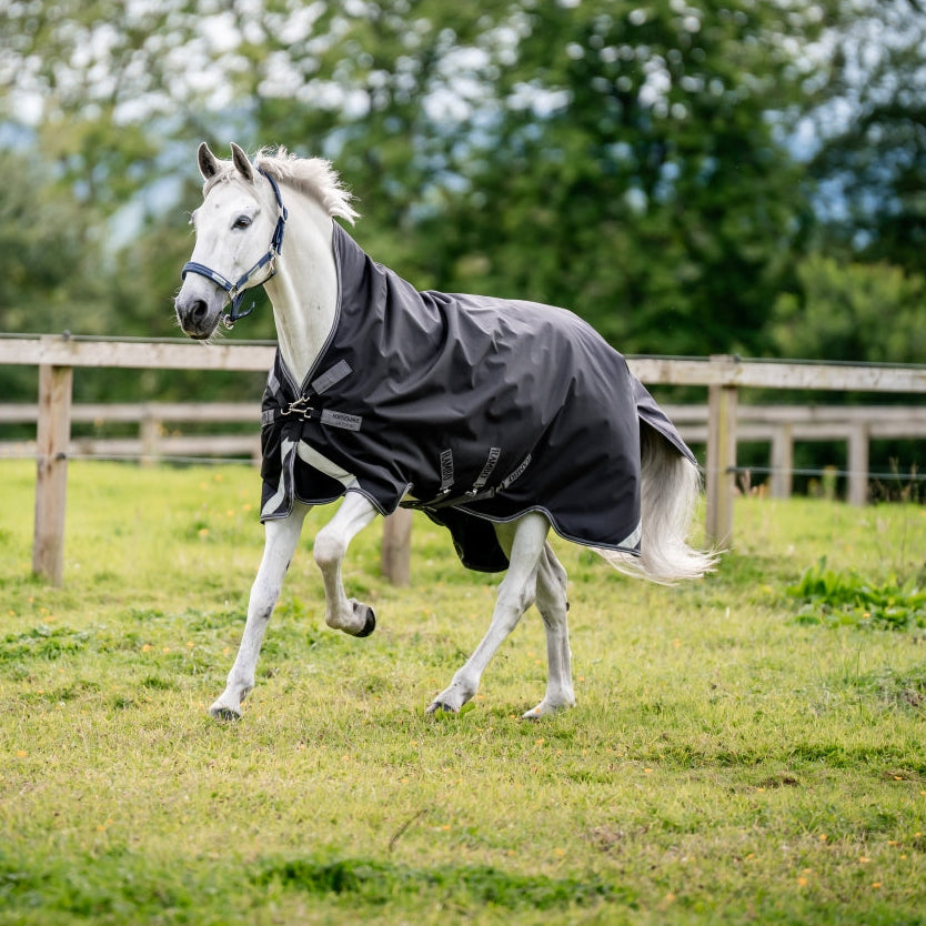 Horseware Ireland Rambo 1680D 0g Wug Turnout Rug #colour_black-thunderstorm-grey-silver