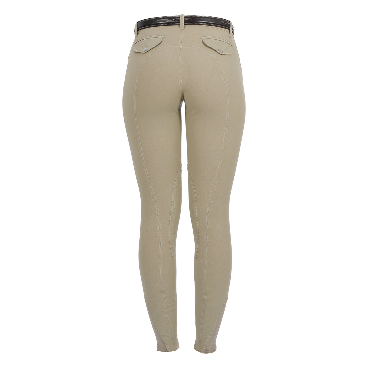 Equestro Race Model Woman Breeches In Stretch Cotton #colour_beige