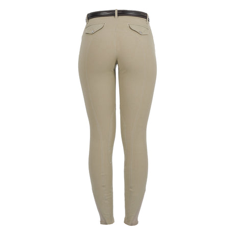 Equestro Race Model Woman Breeches In Stretch Cotton #colour_beige