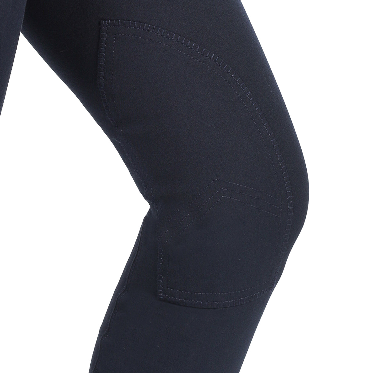 Equestro Race Model Woman Breeches In Stretch Cotton #colour_blue