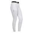Equestro Race Model Woman Breeches In Stretch Cotton #colour_white