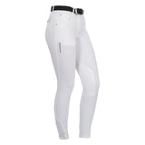 Equestro Race Model Woman Breeches In Stretch Cotton #colour_white