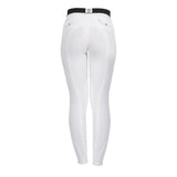 Equestro Race Model Woman Breeches In Stretch Cotton #colour_white