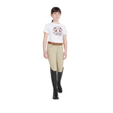 Kids' unisex breeches in technical fabric