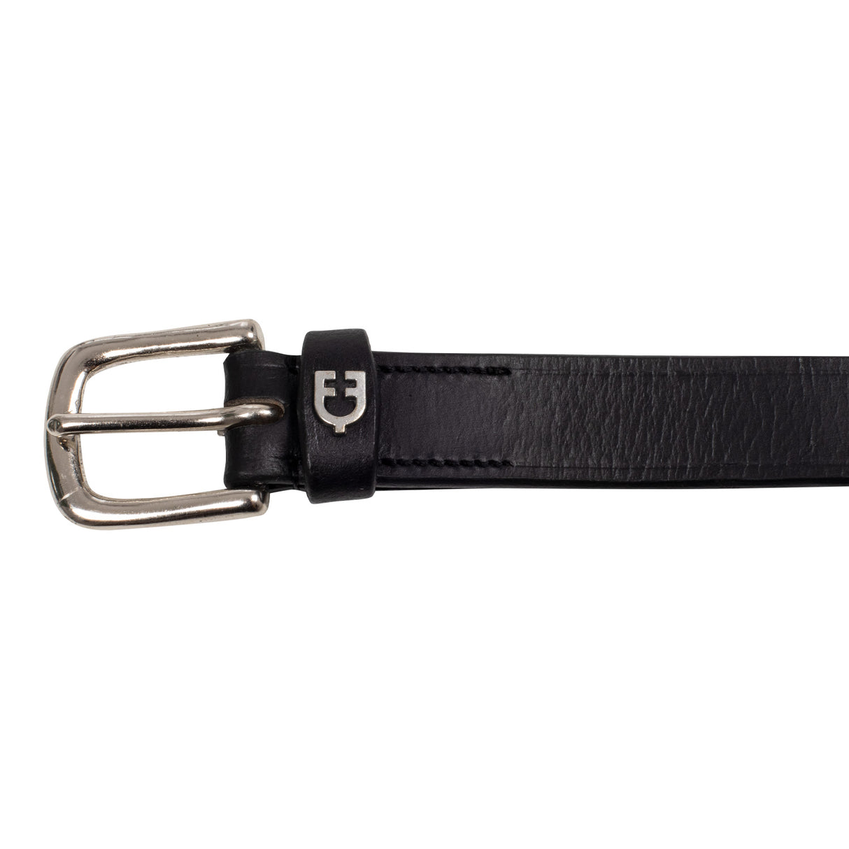 Equestro Leather Belt With Navajo Decorations #colour_black