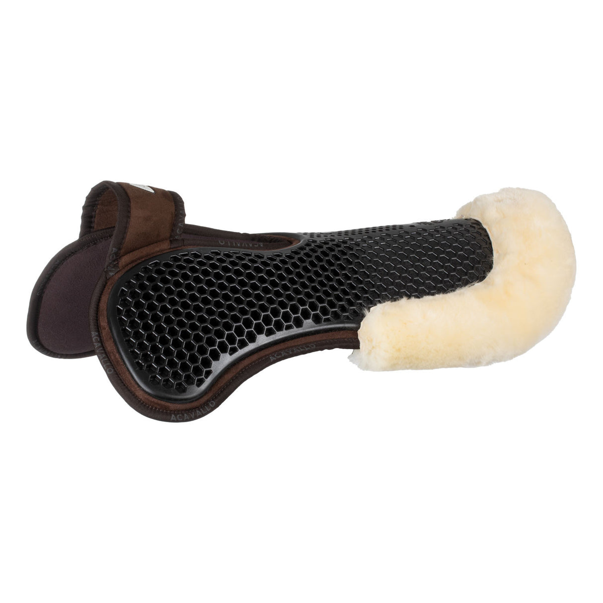 Pad MF-S WFS suede rear sheepskin Hexagonal gel front riser