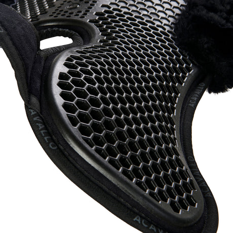 Pad MF-S WFS suede rear sheepskin Hexagonal gel front riser
