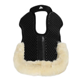 Acavallo Pad SP WFS Suede Rear Sheepskin Hexagonal Gel Flat #colour_black-natural