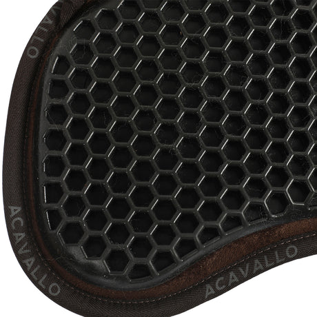 Acavallo Pad Mf-S Wfs Suede Rear Sheepskin Hexagonal Gel Flat #colour_brown-natural