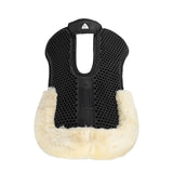 Acavallo Pad Mf-S Wfs Suede Rear Sheepskin Hexagonal Gel Flat #colour_black-natural