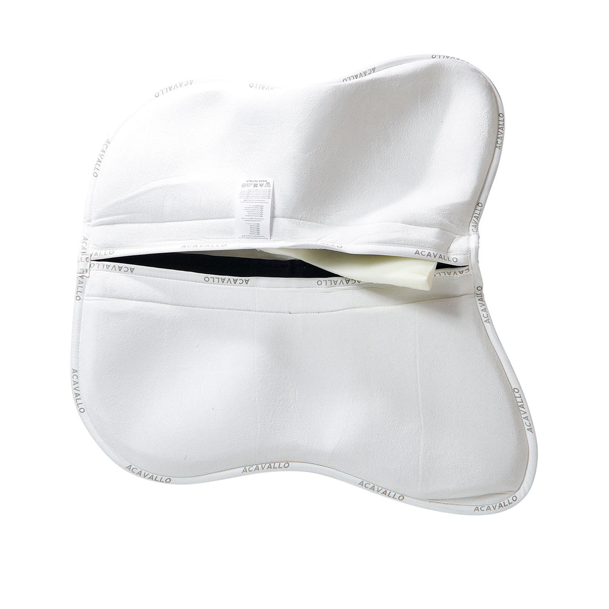 Acavallo Pad Mf Hps Cw-Cs Suede Flat Configurable Pocket #colour_white