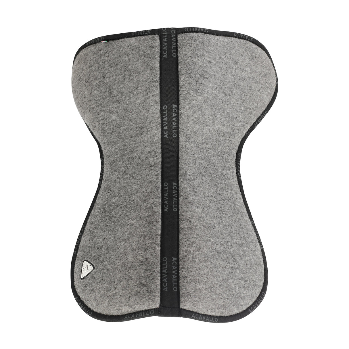 Acavallo Pad MF JCCS CW-CS Virgin Wool Flat #colour_grey