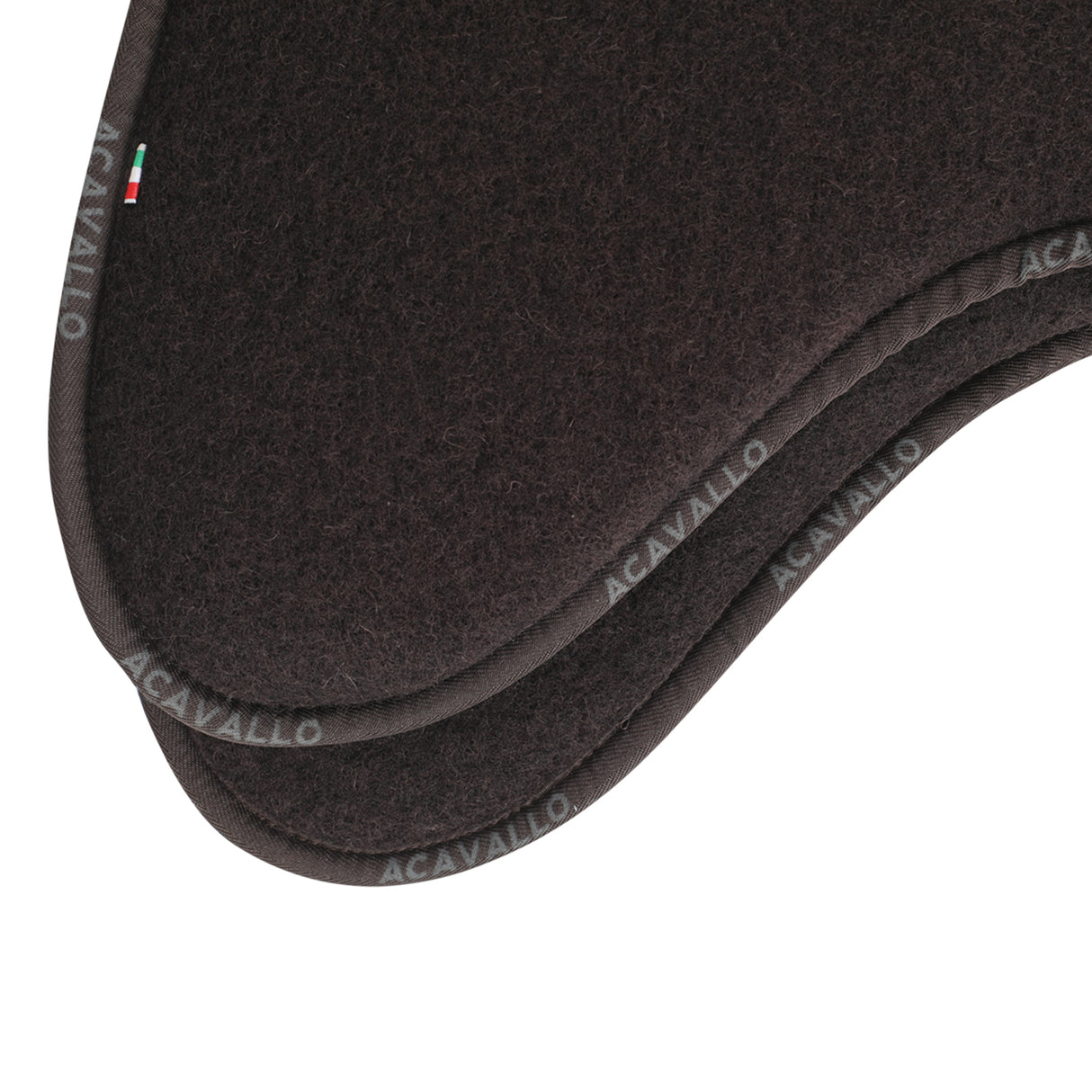 Acavallo Pad MF JCCS CW-CS Virgin Wool Flat #colour_brown