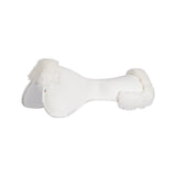 Acavallo Pad MF-S JCCS-S CW-CS Suede Cut-Out Sheepskin Flat #colour_white-white