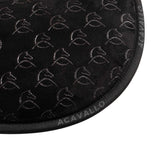 Acavallo Pad Mf Ds Sw-3Ds Suede Internal Silicone Grip Flat #colour_black