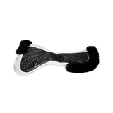 Acavallo Pad Mf-S Jccs-S Cw-Cs Suede Cut-Out Sheepskin Gel Grip Flat
#colour_white-black
