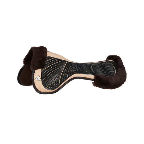 Acavallo Pad Mf-S Jccs-S Cw-Cs Suede Cut-Out Sheepskin Gel Grip Flat
#colour_biege-brown