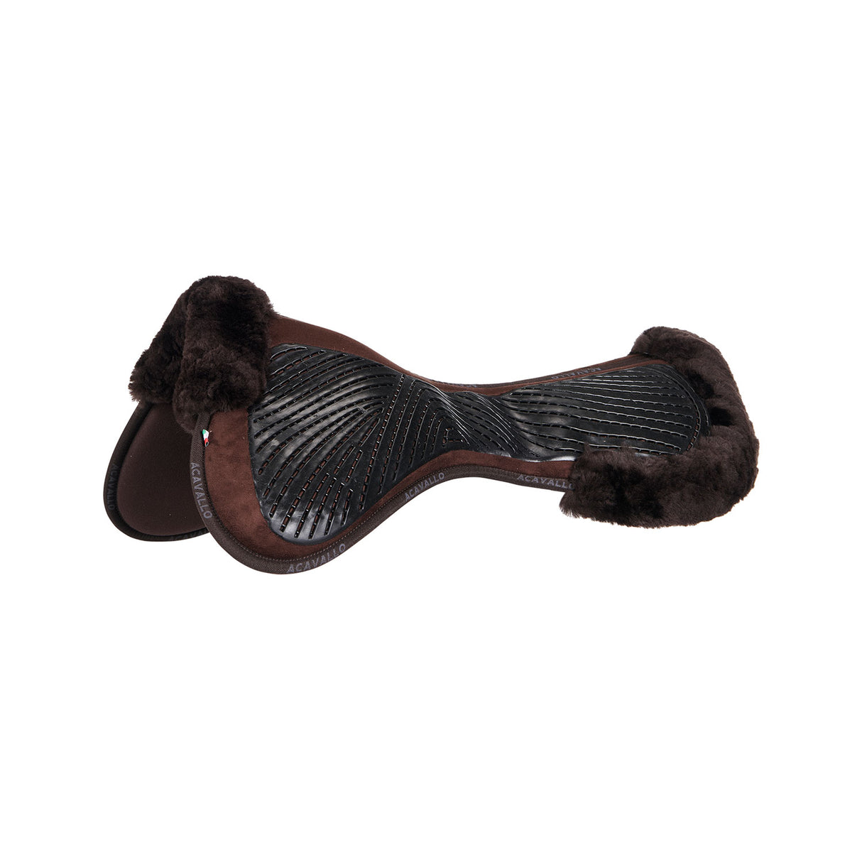 Acavallo Pad Mf-S Jccs-S Cw-Cs Suede Cut-Out Sheepskin Gel Grip Flat
#colour_brown-brown
