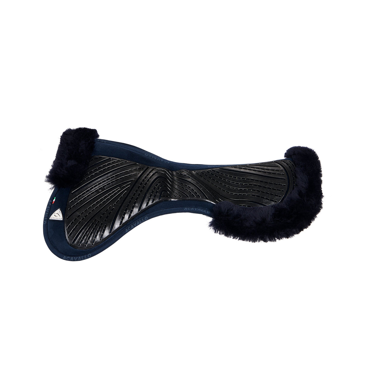 Acavallo Pad Mf-S Jccs-S Cw-Cs Suede Cut-Out Sheepskin Gel Grip Flat
#colour_blue-blue