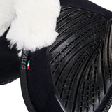 Acavallo Pad Mf-S Jccs-S Cw-Cs Suede Cut-Out Sheepskin Gel Grip Flat
#colour_black-white