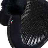 Acavallo Pad Mf-S Jccs-S Cw-Cs Suede Cut-Out Sheepskin Gel Grip Flat
#colour_black-black
