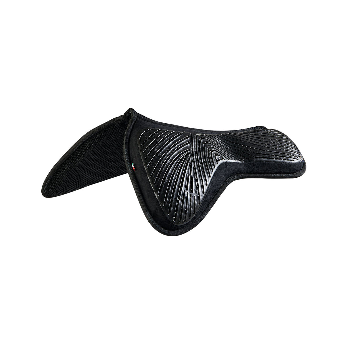 Acavallo Pad MF JCCS SW-3DS Suede Gel Grip Flat #colour_black
