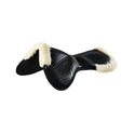 Acavallo Pad Mf-S Jccs-S Cw-Cs Suede Cut-Out Faux Sheepskin Gel Grip Flat #colour_black-natural