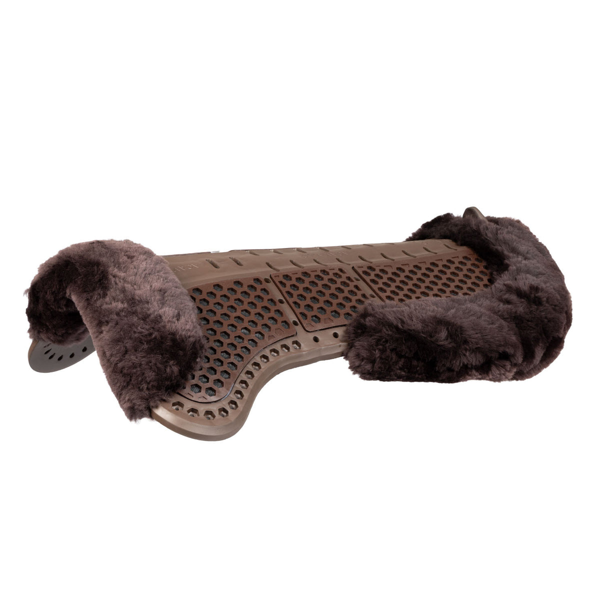 Acavallo® Piuma Aero Balance gel pad in EVA and cut-out sheepskin. Practical, lightweight, and functional.