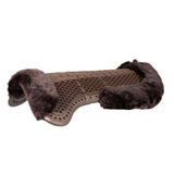 Acavallo® Piuma Aero Balance gel pad in EVA and cut-out sheepskin. Practical, lightweight, and functional.