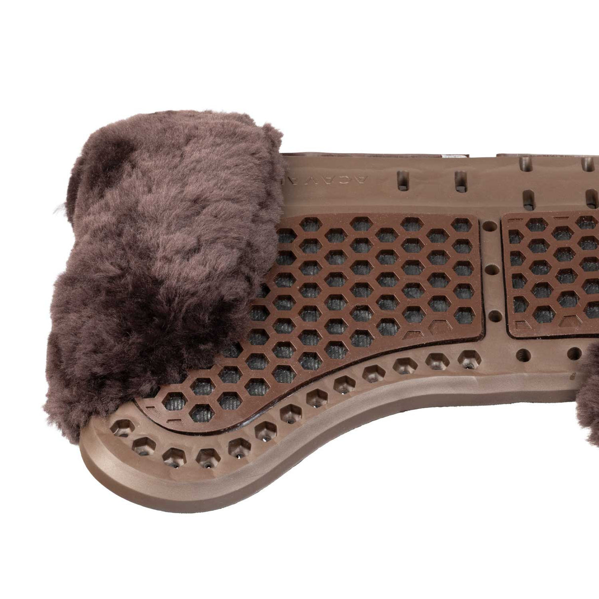 Acavallo® Piuma Aero Balance gel pad in EVA and cut-out sheepskin. Practical, lightweight, and functional.