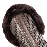 Acavallo® Piuma Aero Balance gel pad in EVA and cut-out sheepskin. Practical, lightweight, and functional.