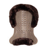 Acavallo® Piuma Aero Balance gel pad in EVA and cut-out sheepskin. Practical, lightweight, and functional.