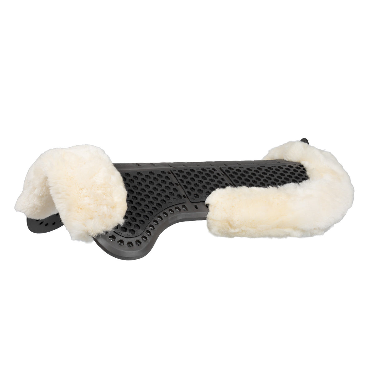 Acavallo® Piuma Aero Balance gel pad in EVA and cut-out sheepskin. Practical, lightweight, and functional.